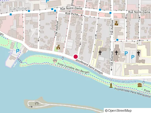 Location of Bonbain Construction at 107 17E Avenue, Lachine