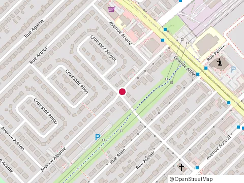 Location of Borntogroom at 5620 Rue Albanie, Brossard