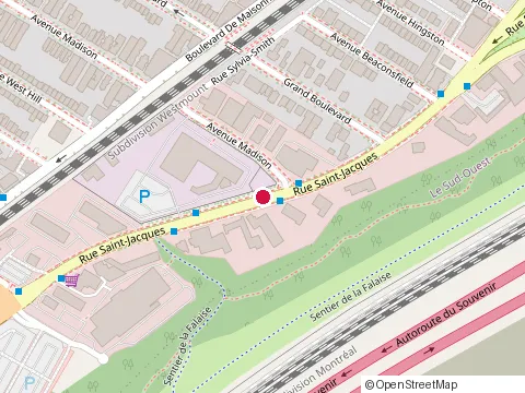 Location of Bosch Service at 6225 Rue Saint-Jacques, Montréal