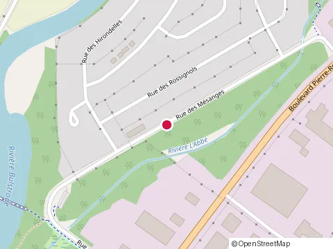 Location of Bouchard Service Routier Inc at 15 Rue des Mésanges, Victoriaville