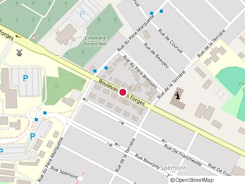 Location of Bouchée 2 B at 3116 boulevard des Forges, Trois-Rivières