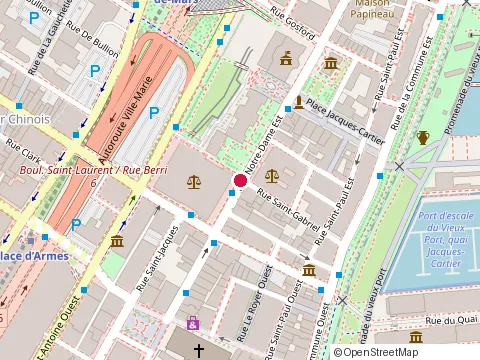 Location of Boucher Alexandre Avocat Montreal, at 460 Rue Saint-Gabriel, Montréal