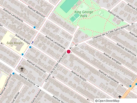 Location of Boucher Paul R Comptable Agrée at 422 avenue Lansdowne, Westmount