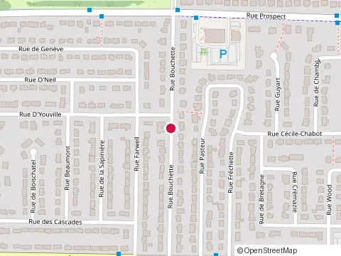 Location of Boulanger Manon Dr at 537 Rue Bouchette, Sherbrooke