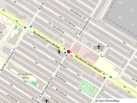 Location of Boulangerie & Pâtisserie Couronne d'Or at 9026 Boulevard Saint-Michel, Montréal