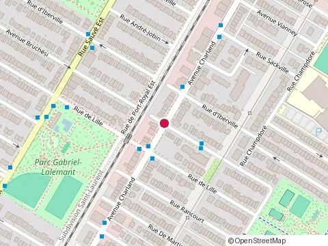 Location of Boulangerie & Pâtisserie Salerno at 2411 Avenue Charland, Montréal