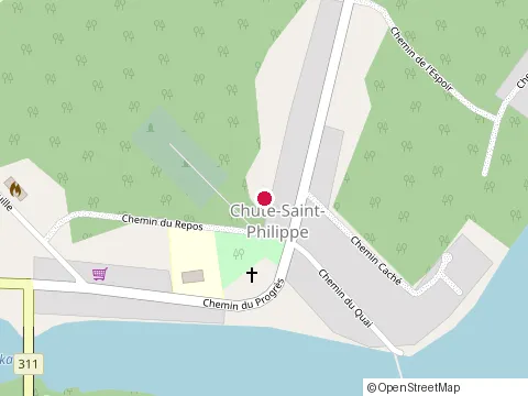 Location of Boulangerie des Chutes Inc at 521 Chemin des Voyageurs, Chute-Saint-Philippe