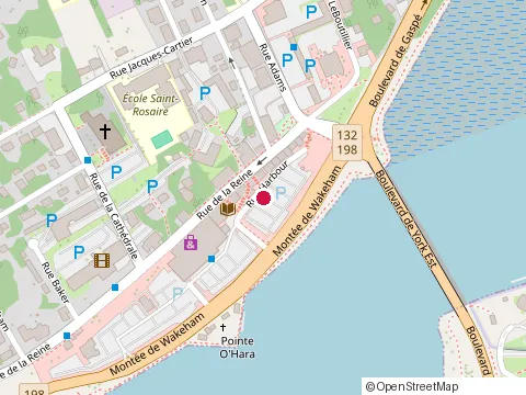 Location of Boulangerie Fine Fleur at 8 Côte Carter, Gaspé