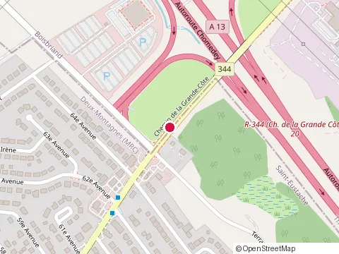 Location of Boulangerie le Marquis at 76 Chemin de la Grande-Côte, Boisbriand