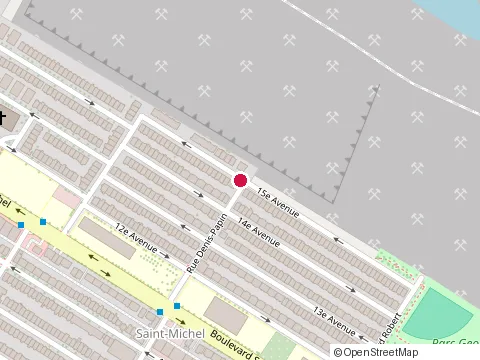 Location of Boulangerie Salem at 15E Avenue, Montréal