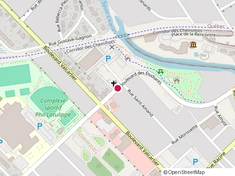 Location of Boulevard Mecanique Auto at 91 boulevard des Étudiants, Québec