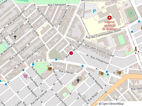 Location of Bouliane Omer at 230 Rue Sainte-Catherine, Québec