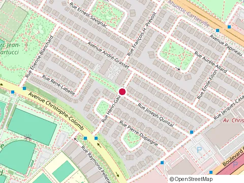 Location of Bourbonnais Gilles Enterprises at 8694 Rue Joseph-Quintal, Montréal