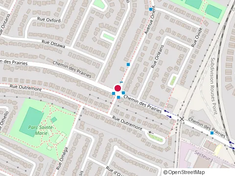 Location of Bourgoin Marcel Excavation Enr at 3685 avenue Orient, Brossard