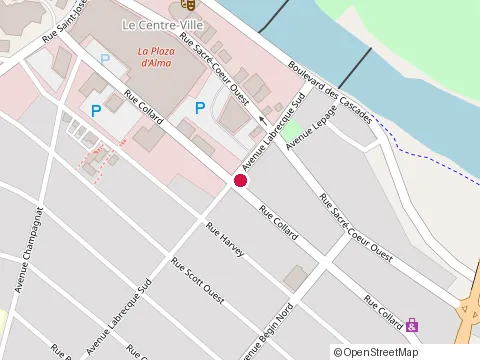 Location of Bourlingueur Cafe at 320 Rue Collard, Alma