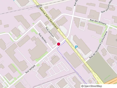 Location of Boutin & Lapierre Inc at 330 Rue Jackson, Québec