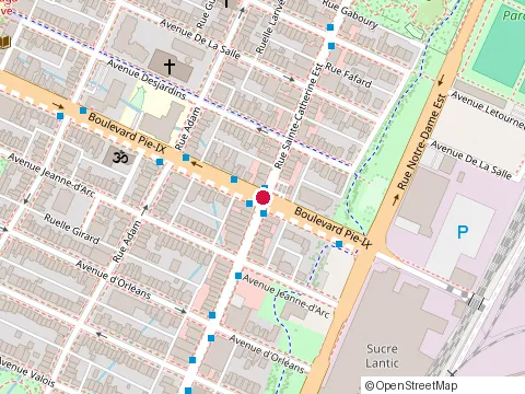 Location of Boutique le Monde du Silence at 4060 Rue Sainte-Catherine E, Montréal