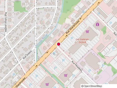 Location of Boutique Revue at 1700 Rue Sherbrooke 120, Magog