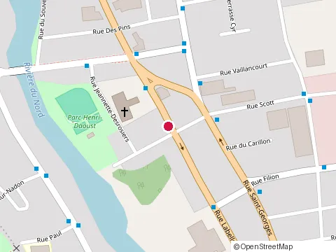 Location of Bowling Mirabel de St-Jerome at 244 Rue Scott, Saint-Jérôme