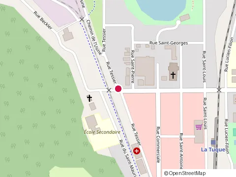 Location of Brass-7 (2010) Bar de Nuit at 276 Rue St Joseph, La Tuque