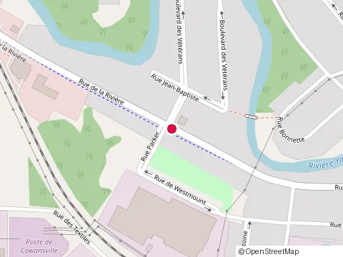 Location of Brasserie de la Rivière at 204 Rue de la Rivière, Cowansville