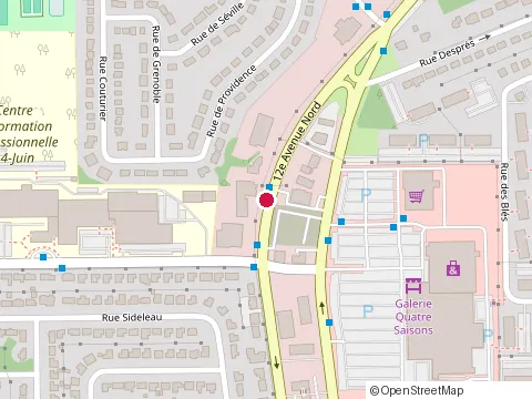 Location of Brasserie Fleurimont at 1325 12 Ave N, Sherbrooke