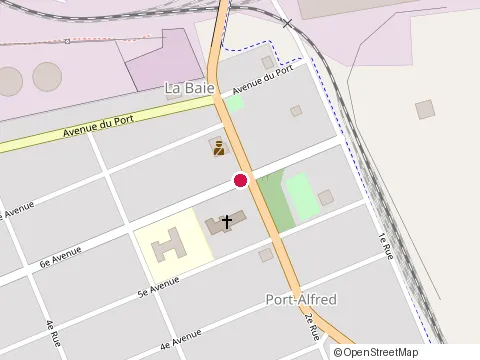Location of Brasserie Port-Alfred - Resto-Pub et Spectacles at 531 1Ère Rue, La Baie