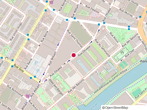 Emplacement de Brasseur de Montréal - l'Arrière-Boutique au 1477 Rue Ottawa, Montréal