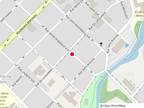 Location of Bravo Pizzeria Inc at Rue Bd Sainte-Anne 200, Joliette
