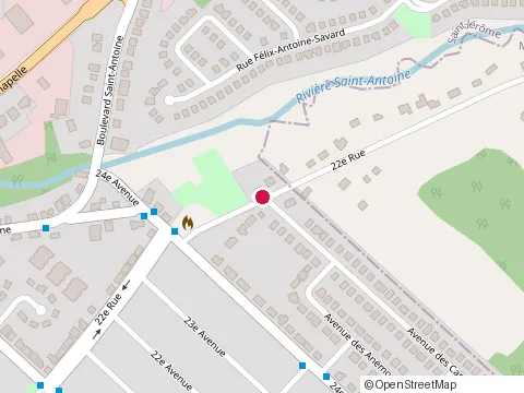 Location of Breault Construction at 1060 22E Rue, Saint-Jérôme