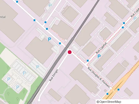Location of Brenntag Canada Inc. - Montreal at Rue Etingin, Saint-Laurent