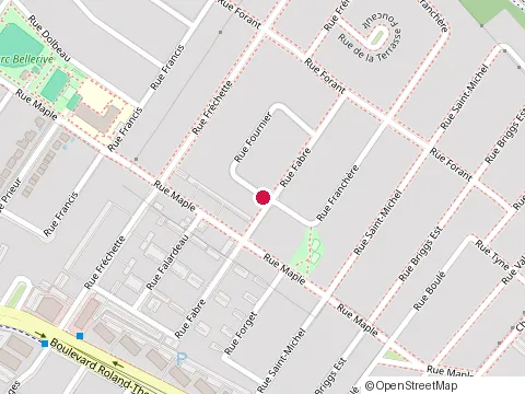 Location of Breton Ruest at 1099 Rue Fournier, Longueuil