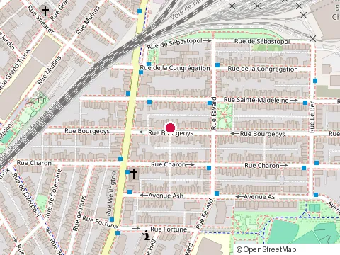 Location of Briagha Construction Inc at 513 Rue Bourgeoys, Montréal