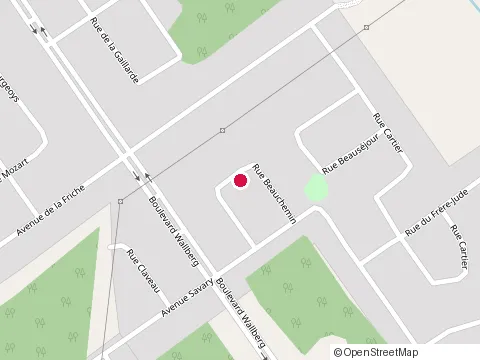 Location of Bricollard Construction at 208 Rue Beauchemin, Dolbeau-Mistassini