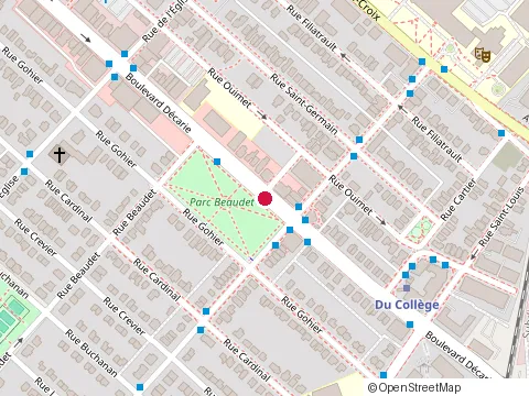 Location of Brilliant Beginning at 492 boulevard Decarie, Saint-Laurent