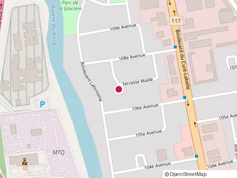 Location of Brique et Pierre Thibault at 109 terrasse Maillé, Saint-Jérôme