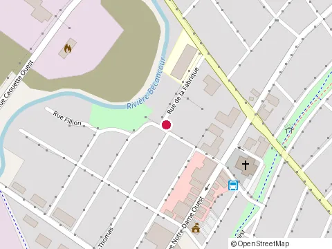 Location of Brique Rp Inc at 39 Rue de la Fabrique, Thetford Mines
