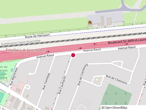 Location of Brochu Andre at 1250 Rue Caumartin, Saint-Hubert