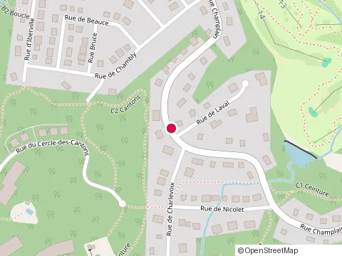 Location of Bromco Construction at 52 Rue Champlain, Bromont