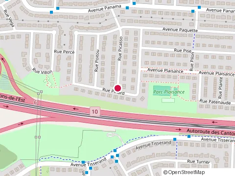 Location of Brossard Informatique Inc at 6630 Rue Picasso, Brossard