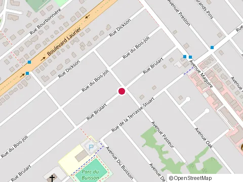 Location of Brosseau Michel Avocat at 2205 Rue Brûlart, Québec