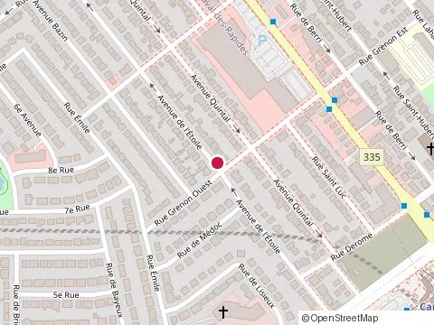 Location of Bruno Vézina Enr at 83 avenue de l''Étoile, Laval