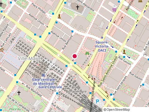 Location of Btc Dlgauch E at 671 Rue de la Gauchetière O, Montréal