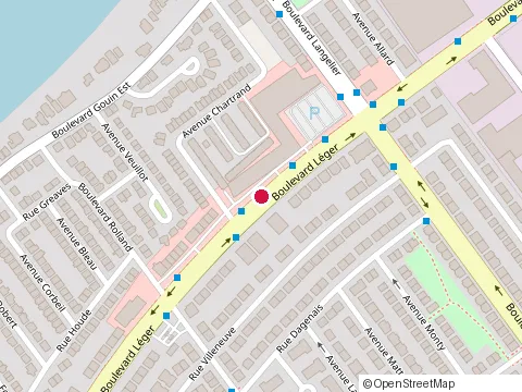 Location of Buanderie Montréal-Nord at 6365 Boulevard Léger, Montréal-Nord