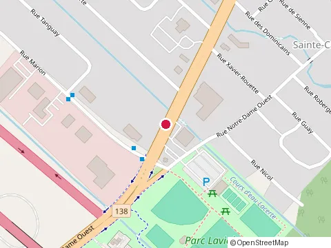 Location of Buffet le Sieur Inc at 6500 Bould Gene H Kruger, Trois-Rivières