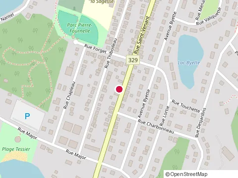 Location of Buffet Ste-Agathe Traiteur at 1A  Rue Charbonneau, Sainte-Agathe-des-Monts