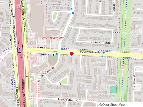 Location of Bui Optométriste at Boulevard Rome, Brossard