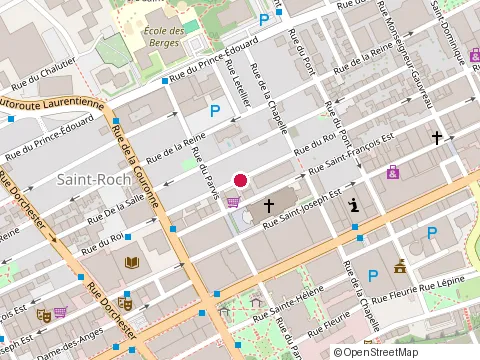 Location of Bureau d'Animation et Information Logement du Quebec Metropolitain at 570  Rue du Roi, Québec