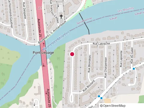 Location of Bureau d'Orthophonie Suzanne Demers at 6020 Rue Labrèche, Laval