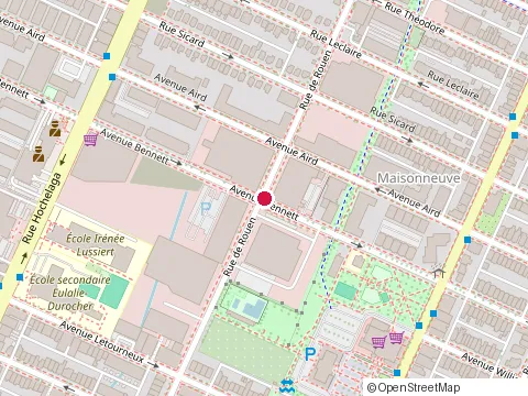 Location of Bureau de Services Québec du Sud-Est de Montréal at 4427 Rue de Rouen, Montréal
